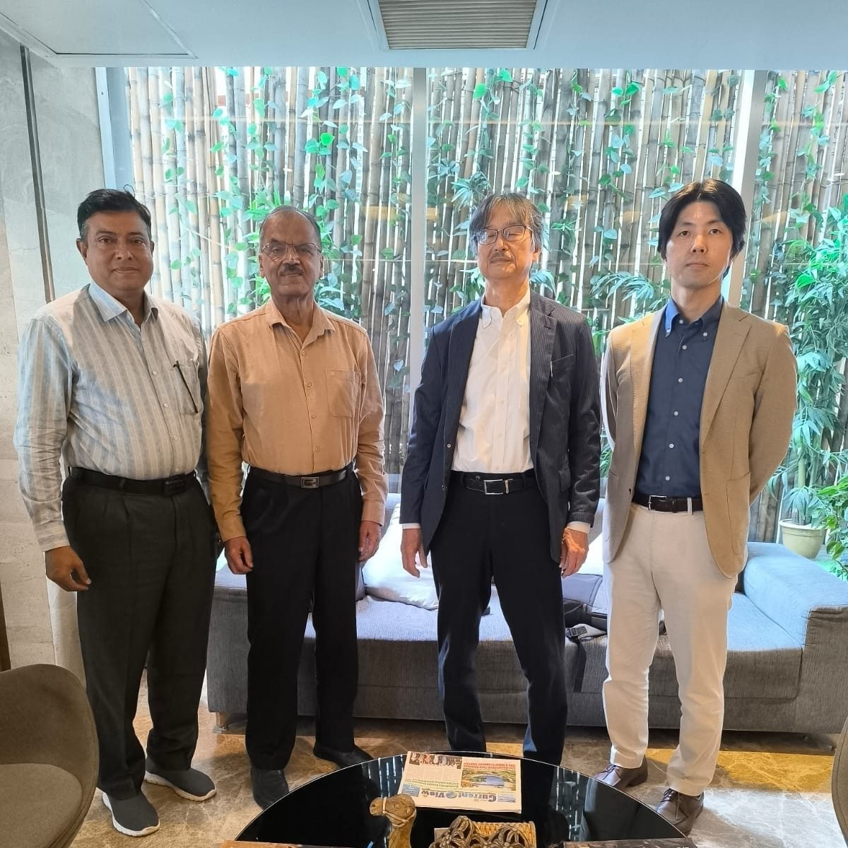 Meeting with the Japan Representative for Rail Signal & Telecommunication Project